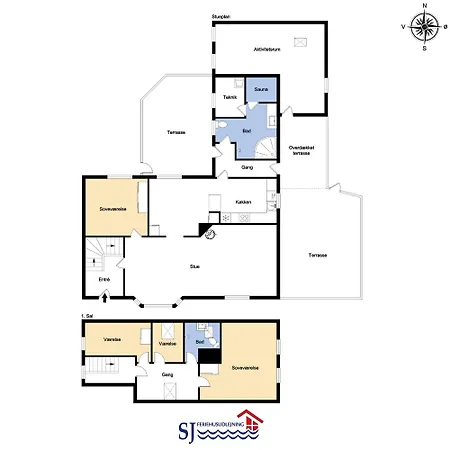 Feriehus I Vrist Med Og Sauna Sj276 *